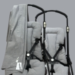 матрасик для коляски Drap Grey