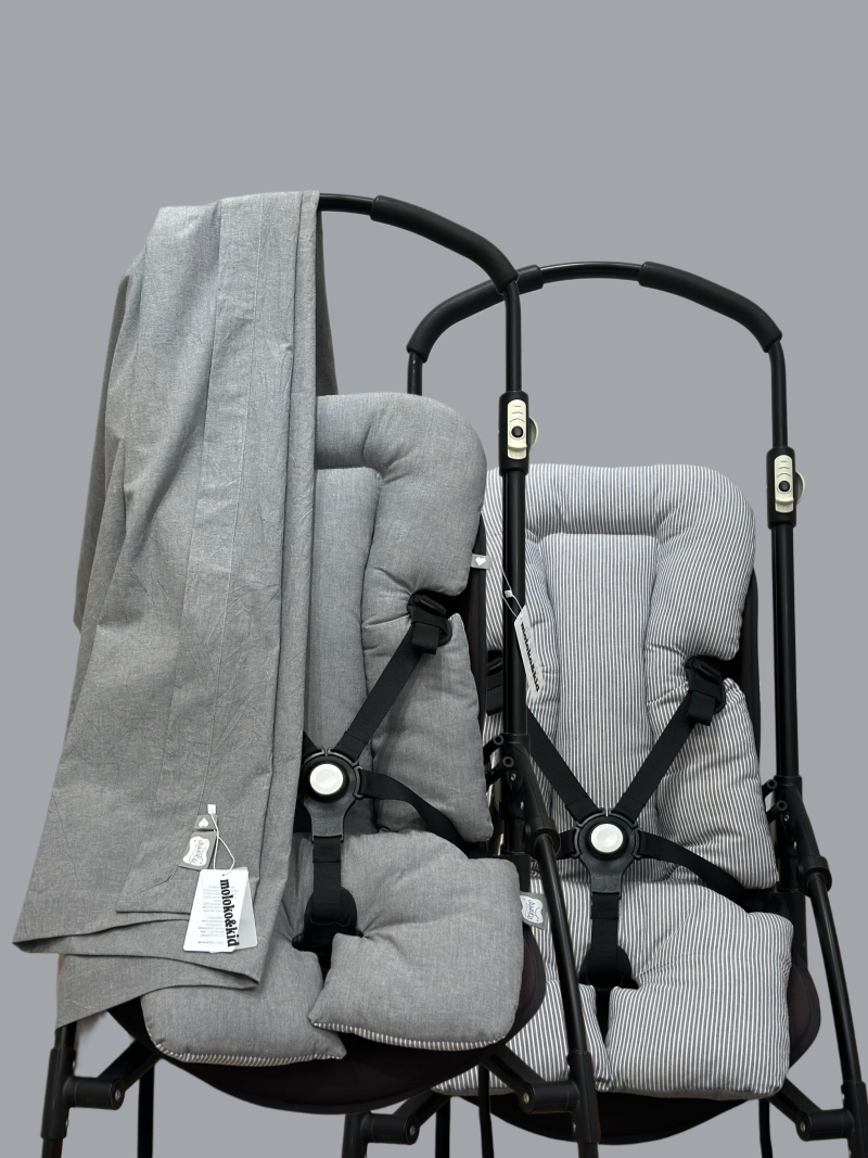 матрасик для коляски Drap Grey