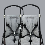 матрасик для коляски Drap Grey