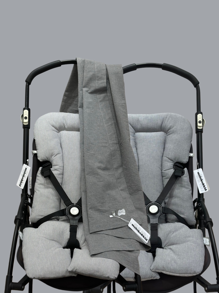 матрасик для коляски Drap Grey